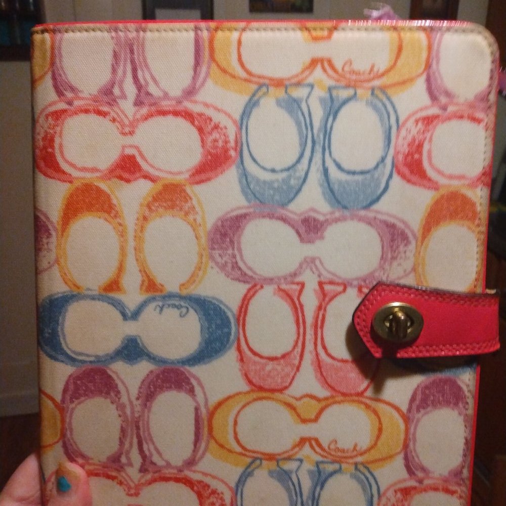 Coach iPad and/or Tablet holder